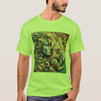 "Stylish Men's Printed T-Shirt - Trendy Graphic Te