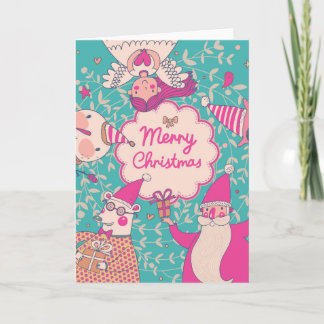 Stylish Merry Christmas Card