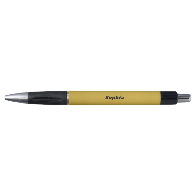 Stylish Metallic Gold Emmy Pen with Custom Name (Front)
