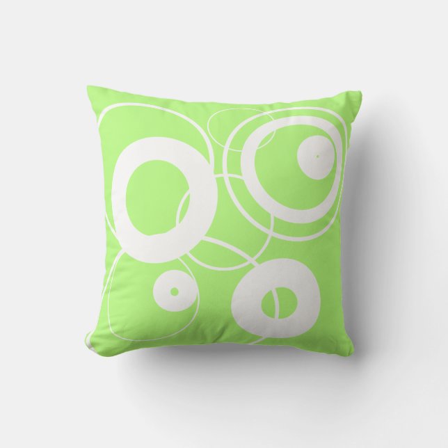 Stylish Minimalism Round Shape Pillow Cushion (Front)
