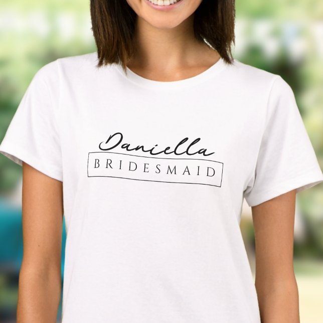 Stylish Minimalist Bachelorette Party T-shirts (Creator Uploaded)