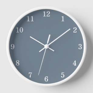 Stylish Minimalist Cool Grey Wall Clock