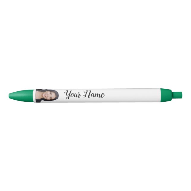 Stylish Minimalist Custom Photo Pen Personalised (Front)