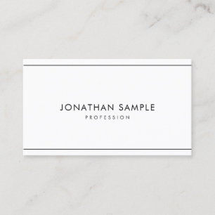 Stylish Minimalist Modern Professional Simple Business Card