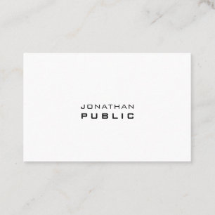 Stylish Minimalist Modern Professional Template Business Card