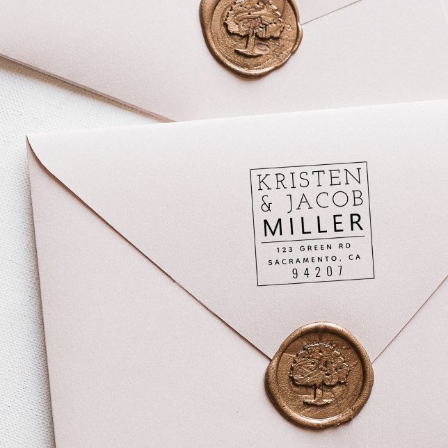 Stylish Minimalist |  Return Address Stamp (Creator Uploaded)