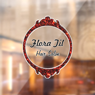 Stylish Mirror Personalised Window Cling