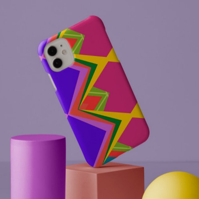 Stylish modern Abstract colour block aesthetic Case-Mate iPhone Case (Creator Uploaded)