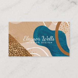 Stylish Modern Abstract Creative Contemporary Business Card
