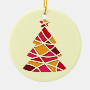 Stylish modern art Christmas tree Ceramic Tree Decoration