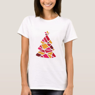 Stylish modern art Christmas tree T-Shirt