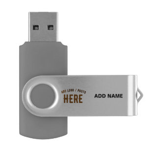 STYLISH MODERN ASH SILVERY VERIFIED BRANDED USB FLASH DRIVE