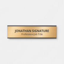 Stylish Modern Black Gold Glamourous Template Door