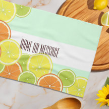 Stylish Modern Colourful Citrus Fruit Slices