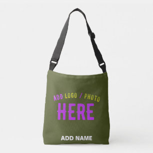 STYLISH MODERN CUSTOM ARMY GREEN VERIFIED BRANDED CROSSBODY BAG
