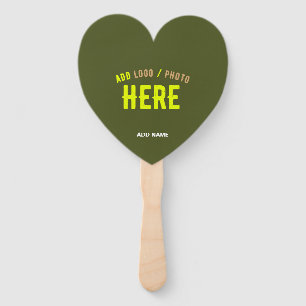 STYLISH MODERN CUSTOM ARMY GREEN VERIFIED BRANDED HAND FAN