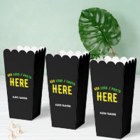 STYLISH MODERN CUSTOM BLACK VERIFIED BRAND POPCORN