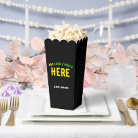 STYLISH MODERN CUSTOM BLACK VERIFIED BRAND POPCORN