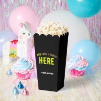 STYLISH MODERN CUSTOM BLACK VERIFIED BRAND POPCORN