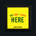 STYLISH MODERN CUSTOM BRIGHT YELLOW VERIFIED BRAND GIFT BOX<br><div class="desc">THIS IS A DESIGN FITTING FOR EVERYONE.YOU CAN CHANGE, RESIZE OR ADD LOGO, PHOTO, TEXT AND COLOURS THE WAY YOU LIKE.THANK YOU.</div>
