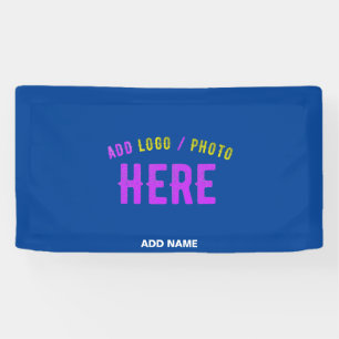STYLISH MODERN CUSTOM COBALT BLUE VERIFIED BRANDED BANNER