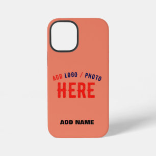 STYLISH MODERN CUSTOM CORAL ORANGE VERIFIED BRAND iPhone 12 MINI CASE