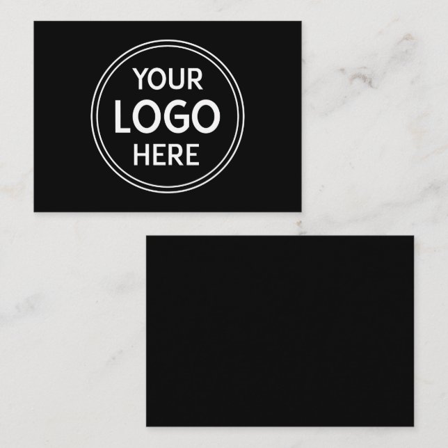 Stylish & Modern Custom Creations Verified  Enclosure Card (Front/Back)