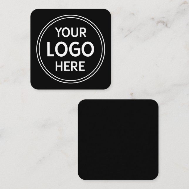 Stylish & Modern Custom Creations Verified  Enclosure Card (Front/Back)
