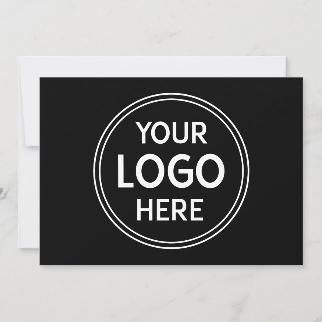 Stylish & Modern Custom Creations Verified  Invitation (Front)