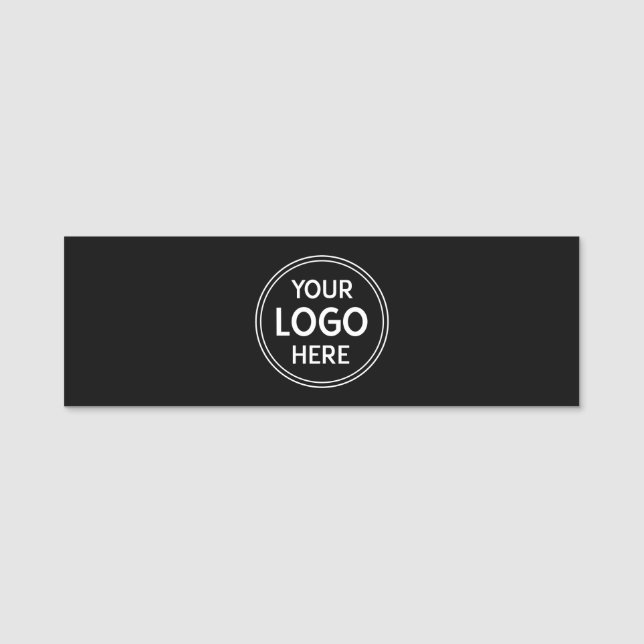 Stylish & Modern Custom Creations Verified  Name Tag (Front)