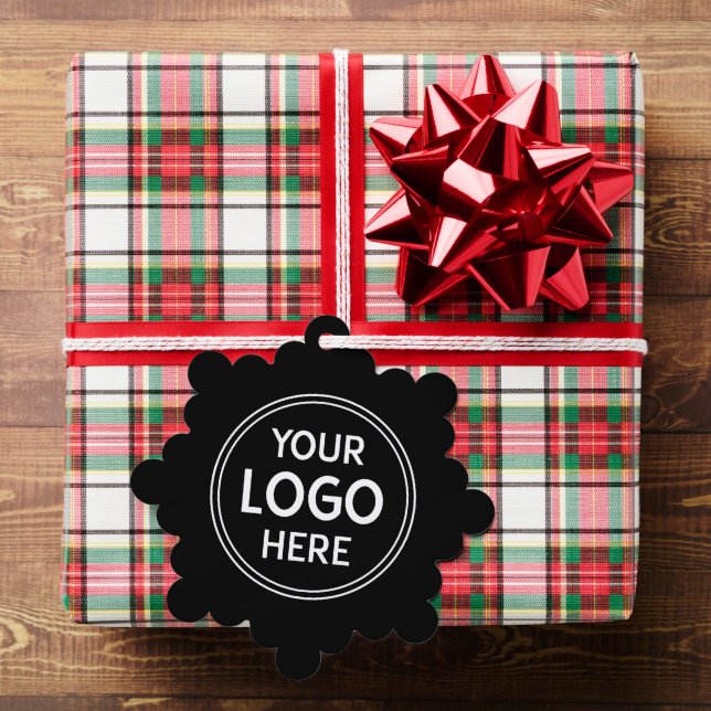 Stylish & Modern Custom Creations Verified  Tree Decoration Card (Insitu (Gift))