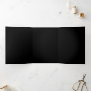 Stylish & Modern Custom Creations Verified Tri-Fold Card