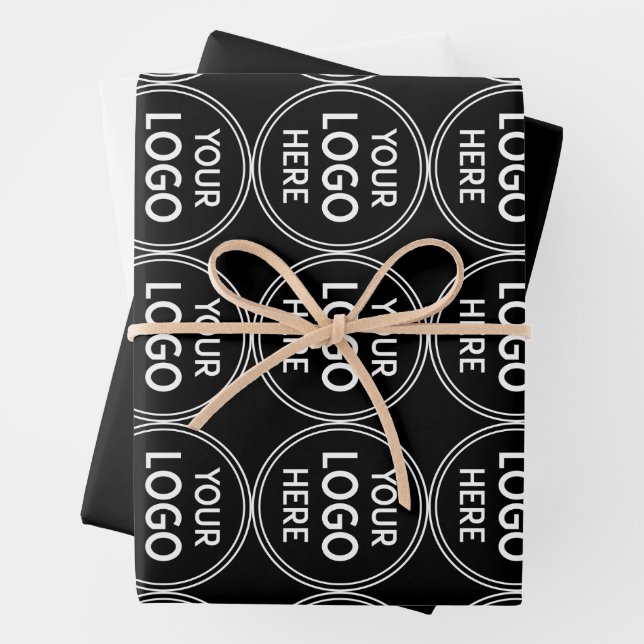 Stylish & Modern Custom Creations Verified Wrapping Paper Sheet (In situ)