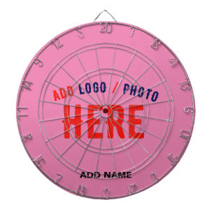 STYLISH MODERN CUSTOM CUTE HOT PINK VERIFIED BRAND DARTBOARD