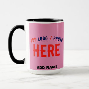 STYLISH MODERN CUSTOM CUTE HOT PINK VERIFIED BRAND MUG