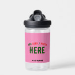 STYLISH MODERN CUSTOM CUTE HOT PINK VERIFIED BRAND WATER BOTTLE<br><div class="desc">THIS IS A DESIGN FITTING FOR EVERYONE.YOU CAN CHANGE, RESIZE OR ADD LOGO, PHOTO, TEXT AND COLOURS THE WAY YOU LIKE.THANK YOU.</div>