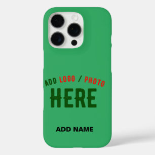 STYLISH MODERN CUSTOM EMERALD GREEN VERIFIED BRAND iPhone 16 PRO CASE