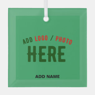 STYLISH MODERN CUSTOM EMERALD GREEN VERIFIED BRAND GLASS TREE DECORATION