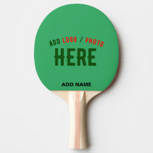 STYLISH MODERN CUSTOM EMERALD GREEN VERIFIED BRAND PING PONG PADDLE