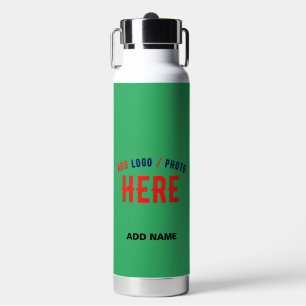 STYLISH MODERN CUSTOM EMERALD GREEN VERIFIED BRAND WATER BOTTLE