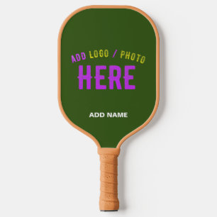 STYLISH MODERN CUSTOM FOREST GREEN VERIFIED BRAND PICKLEBALL PADDLE