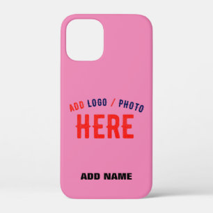 STYLISH MODERN CUSTOM HOT PINK VERIFIED BRANDED iPhone 12 MINI CASE