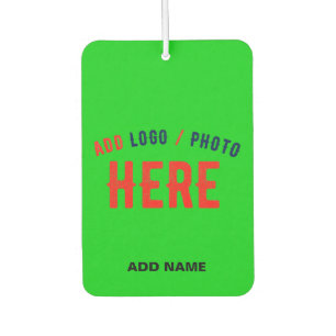 STYLISH MODERN CUSTOM LIME GREEN VERIFIED BRANDED CAR AIR FRESHENER