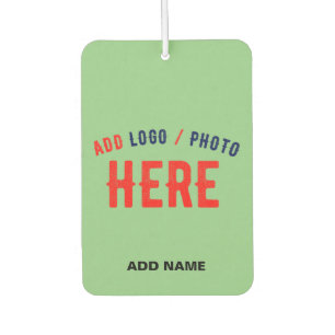 STYLISH MODERN CUSTOM MINT GREEN VERIFIED BRANDED CAR AIR FRESHENER