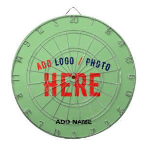 STYLISH MODERN CUSTOM MINT GREEN VERIFIED BRANDED DARTBOARD