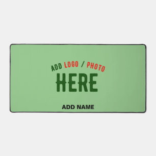STYLISH MODERN CUSTOM MINT GREEN VERIFIED BRANDED DESK MAT