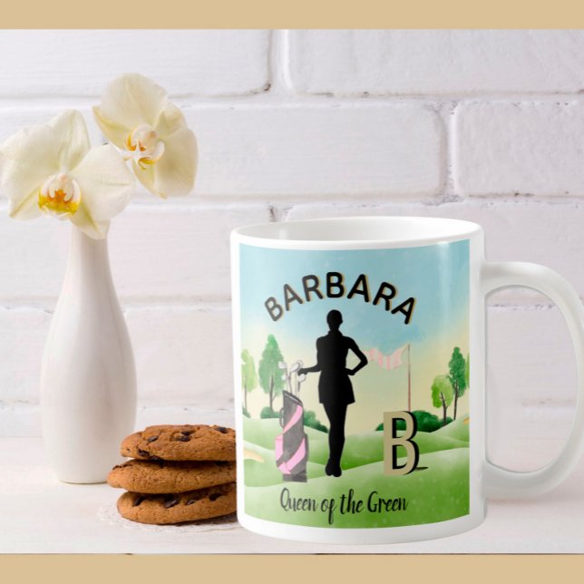 Stylish Modern Custom Name 3D Monogram  Coffee Mug (Creator Uploaded)