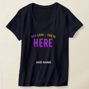 STYLISH MODERN CUSTOM NAVY BLUE VERIFIED BRANDED T-Shirt