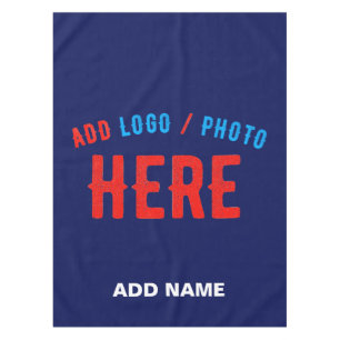 STYLISH MODERN CUSTOM NAVY BLUE VERIFIED BRANDED TABLECLOTH