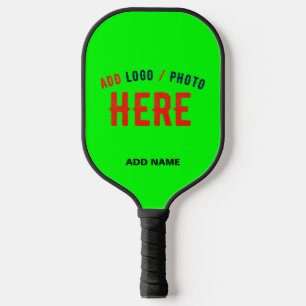 STYLISH MODERN CUSTOM NEON GREEN VERIFIED BRANDED PICKLEBALL PADDLE